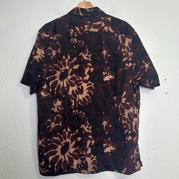 Ted Baker Abstract Short Sleeve Button Down Men’s Shirt Size 6 100% Cotton - Picture 2 of 11